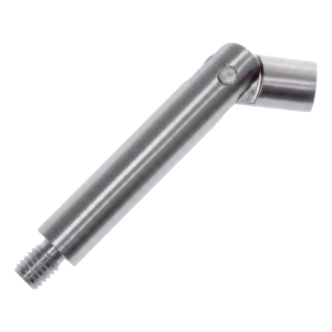 Tige de support de main courante articulée ø 14 mm L75 mm - acier inoxydable AISI 304 satiné