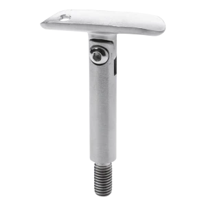 Tige articulée de support de main courante ⌀ 14×75 mm – acier inoxydable AISI 304, satiné