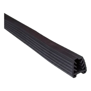 Joint en caoutchouc pour main courante rapportée sur verre 11,5–13,5 mm, 24x24 mm / 5 m
