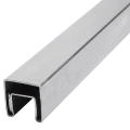 PSG Main courante à clipser sur verre 40x40 mm AISI 304 satin – 2500 mm 001-082 (1)