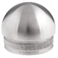 Bouchon ellipsoïdal Kozza à enfoncer pour tube de balustrade 42,4 mm – acier AISI 304 satiné 001-095 (1)