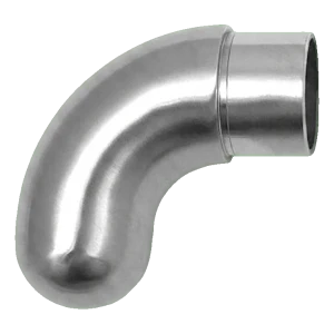 PINOX finition de main courante balustrade – coude fermé rond 42,4 mm satiné