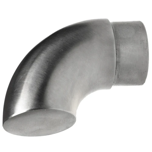 Coude fermé de rampe pour tube 42,4 mm – acier inoxydable AISI 304 satiné 001-102 (1)