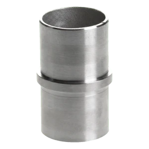 Raccord droit à coller pour tube de balustrade 42,4 mm – acier inoxydable AISI 304 satiné