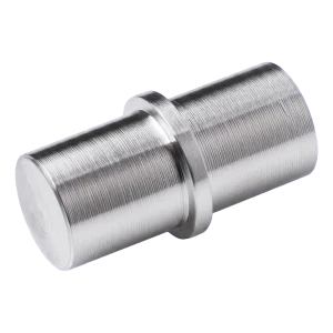 Raccord droit de balustrade pour tube Ø 12 mm – acier inoxydable AISI 304 satiné