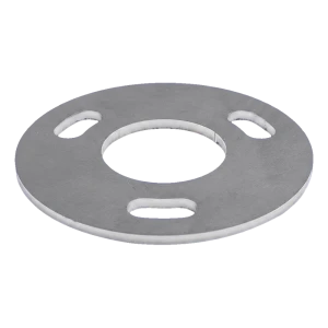 Base de poteau de balustrade à souder fi 100 mm – acier inoxydable AISI 304, système 42,4