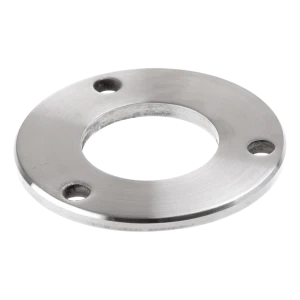 Base de poteau de balustrade à souder ø 100 mm – acier inoxydable AISI 304 satiné