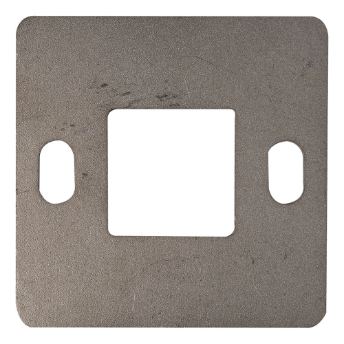 Embase de poteau de balustrade à souder 100×100 mm – acier inoxydable AISI 304, système 40×40 001-162 (1)