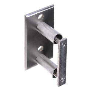 PSG fixation latérale pour poteau de balustrade Ø 42,4 mm - acier inoxydable AISI 304 satiné