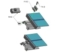 Pont trapézoïdal 40cm H-40 en EPDM pour toitures en tôle trapézoïdale PV-02-03-02 (2)