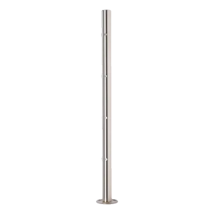 PINOX – poteau de balustrade d'angle fi 42,4 mm non armé AISI 304 satiné