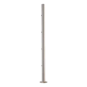 PINOX – poteau de balustrade intermédiaire Ø 42,4 mm inoxydable AISI 304 satiné