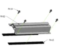 Pont trapézoïdal 40cm H-40 en EPDM pour toitures en tôle trapézoïdale PV-02-03-02 (4)