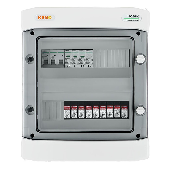 Boîte de jonction avec parasurtenseur DC + AC, type 1+2, type SH-729 DCAC
